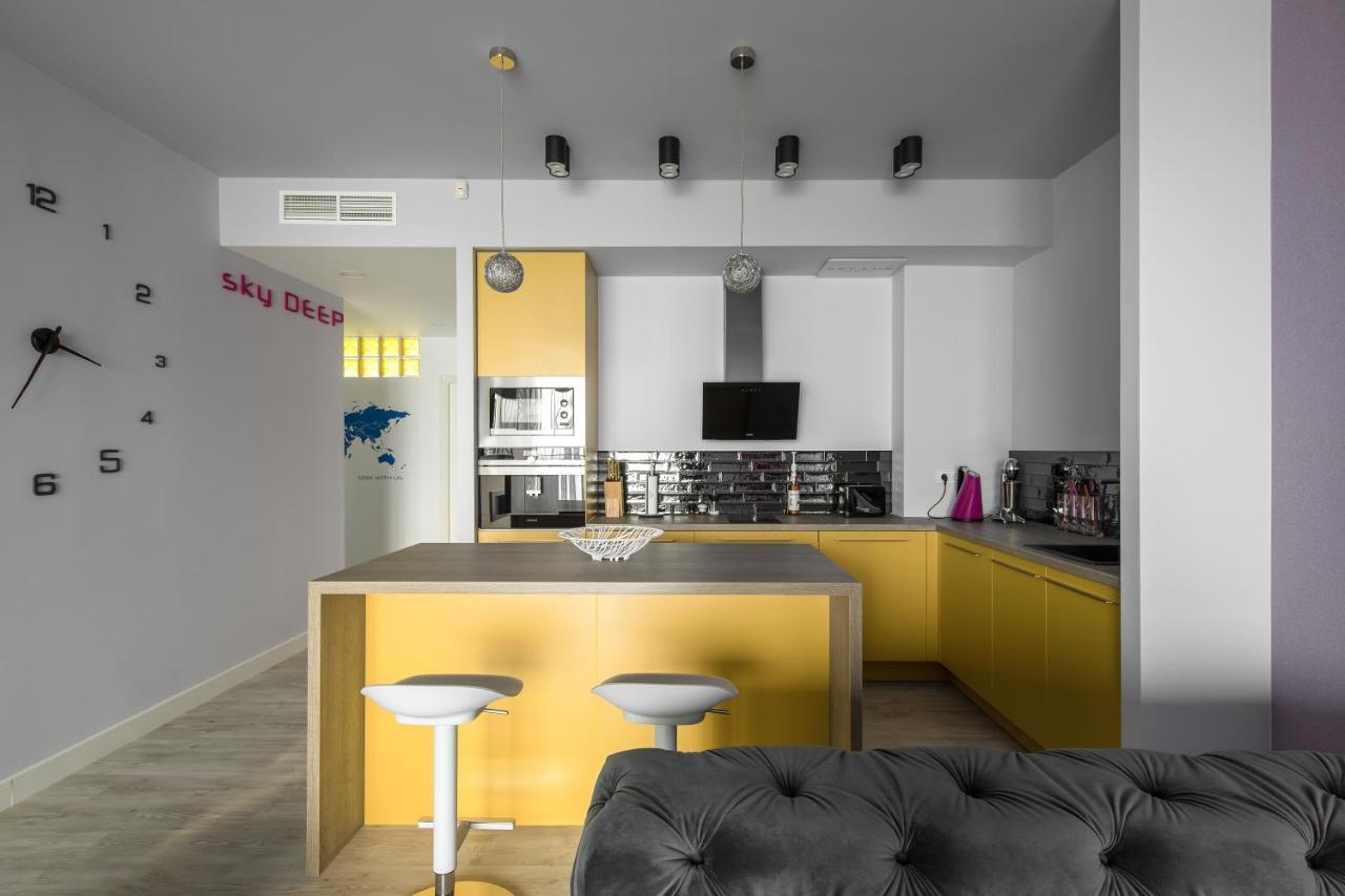 Apartament Sky Deep Jacuzzi 30 Floor Kłajpeda Zewnętrze zdjęcie